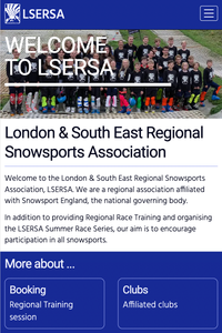 LSERSA website homepage